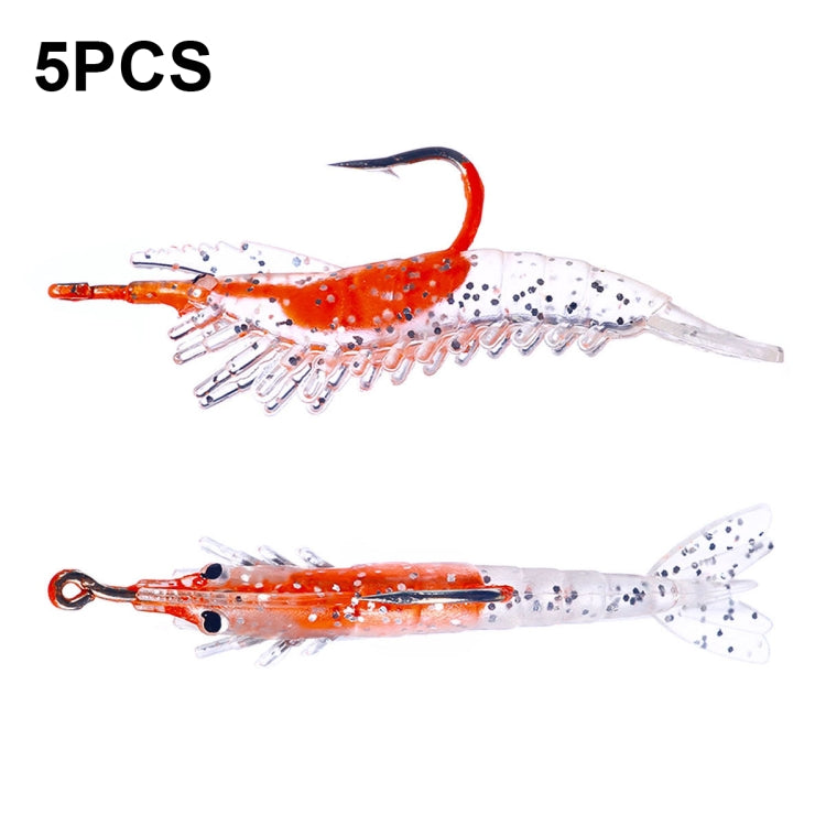 HENGJIA SO077 6cm 3g Esca morbida per gamberetti avvolti in piombo Esca finta per branzino, SO077 1, SO077 2, SO077 3, SO077 4