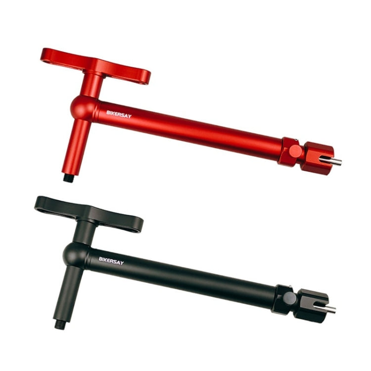 BIKERSAY Strumento di correzione del gancio di coda del cambio posteriore del set di ruote della bicicletta, BT053S Red, BT053S Black