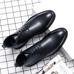 Stivali casual uomo in pelle punta britannica 38-45
