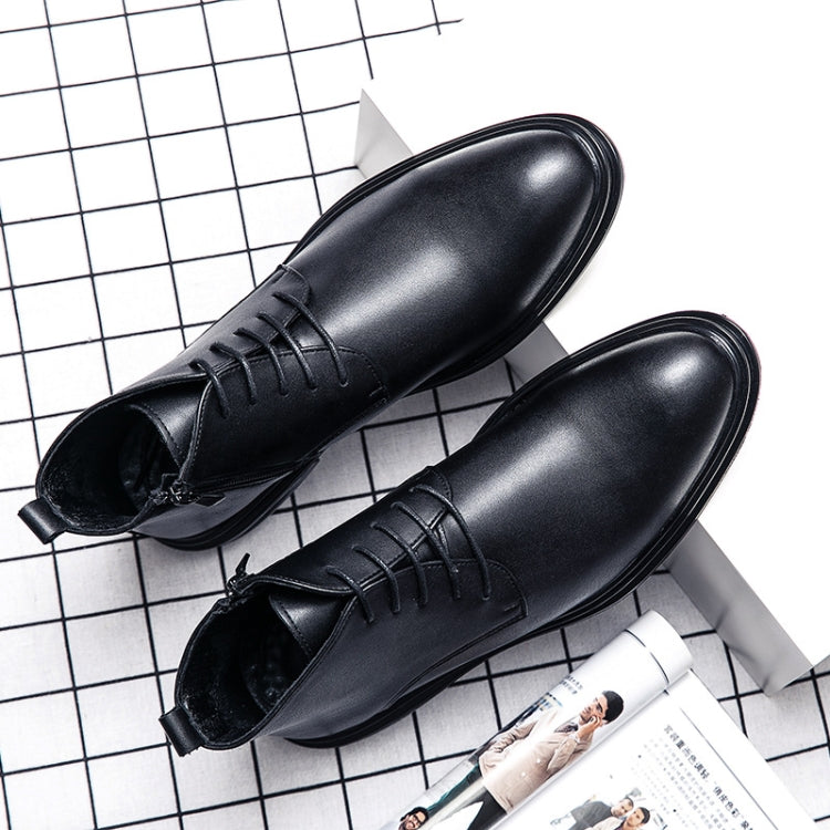Stivali casual uomo in pelle punta britannica 38-45