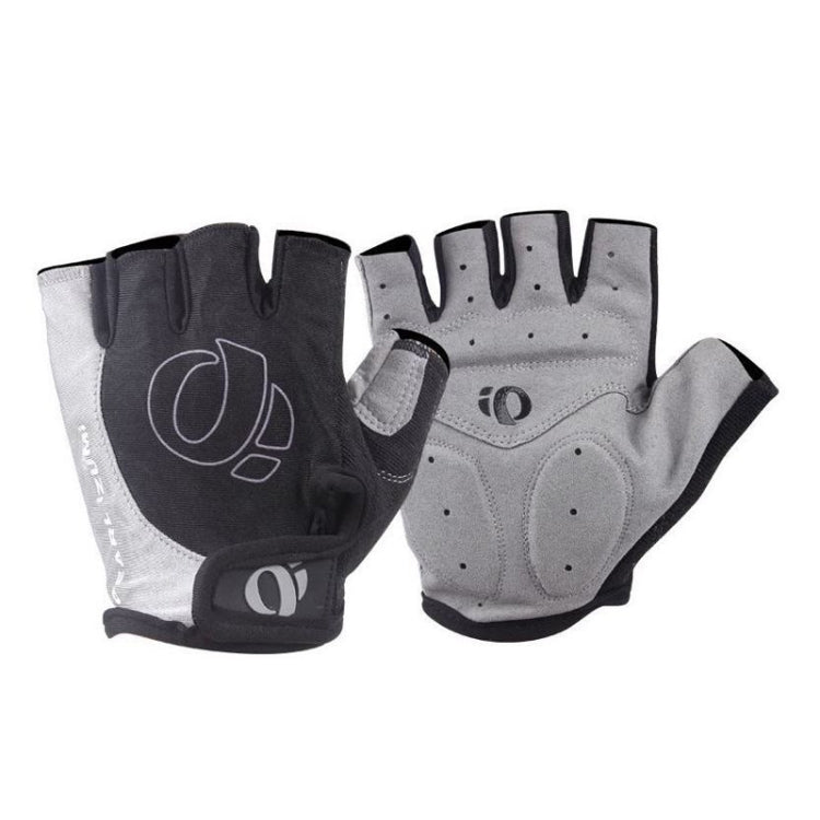 Guanti mezze dita ciclismo silicone anti-shock S-XL