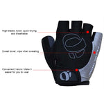 Guanti mezze dita ciclismo silicone anti-shock S-XL