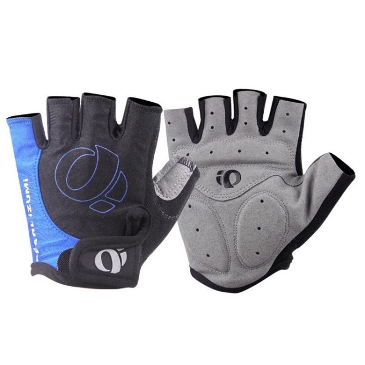Guanti mezze dita ciclismo silicone anti-shock S-XL
