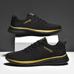 JD-9088 Scarpe da uomo per il tempo libero con fondo morbido tessuto a mosca autunnale Paio di scarpe da corsa, 37, 38, 39, 40, 41, 42