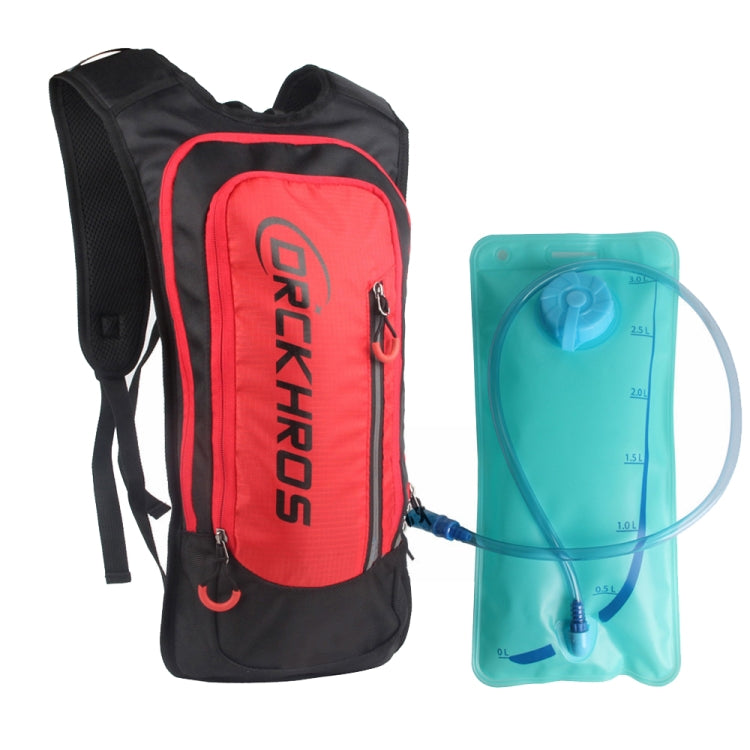 DRCKHROS DH116 Zaino per borsa sportiva per ciclismo all'aperto, Red, Gray, Fluorescent Green, Blue, Blue+Water Bag, Gray+Water Bag, Fluorescent Green+Water Bag, Red+Water Bag