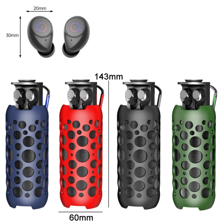 KINGSTAR 2 in 1 Mini cuffie intrauricolari audio Bluetooth wireless per esterni