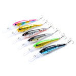 6 PCS M0208 13.3cm/13.4g Lure Bionic Multi-section Mino Fake Lure Plastic Lure, M0208 1, M0208 2, M0208 3, M0208 4, M0208 5, M0208 6
