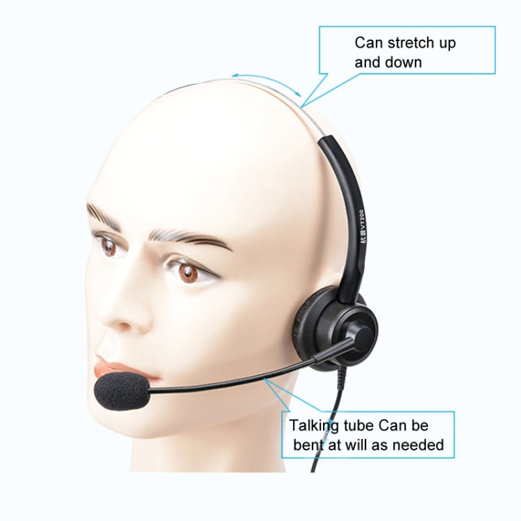 Auricolare VT200 con microfono e doppio jack 3,5mm