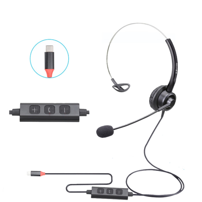 VT200 SIngles Ear Telefono Auricolare Operatore Auricolare Con Microfono,Spec:, Crystal Head, Crystal Head with Tuning, 3.5mm Double Plug PC Head, USB Head with Tuning, 3.5mm Single Plug, 3.5mm Single Plug with Tuning, 3.5mm Double Plug With Tuning