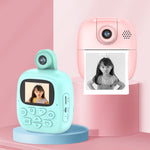 Fotocamera digitale per bambini con stampa HD e obiettivo rotante