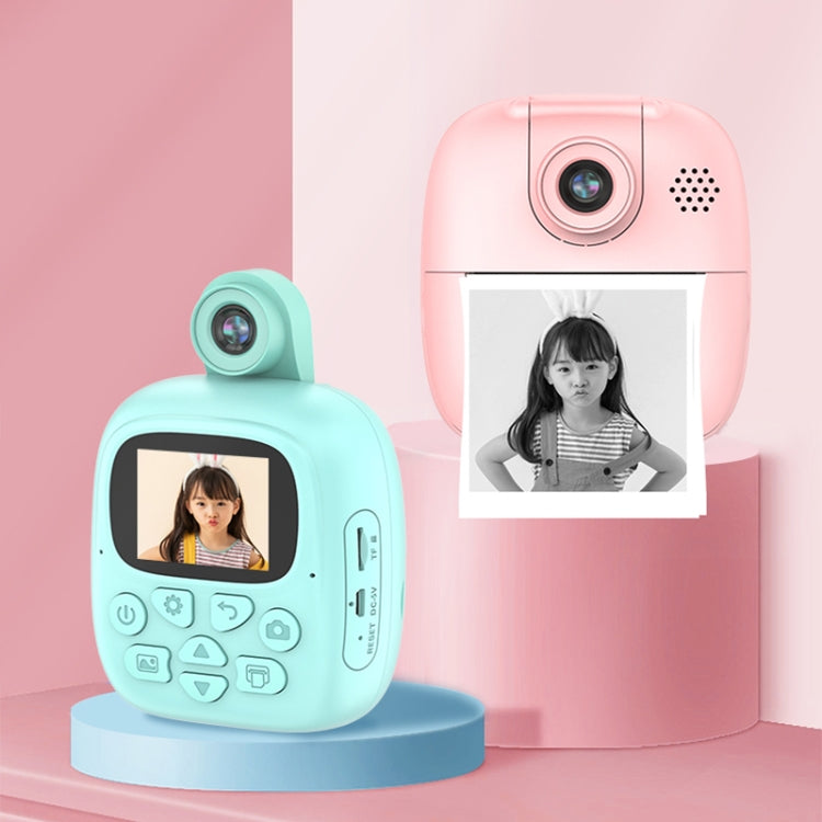 Fotocamera digitale per bambini con stampa HD e obiettivo rotante