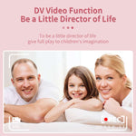 Fotocamera digitale per bambini con stampa HD e obiettivo rotante