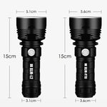 Torcia a LED in alluminio da campeggio impermeabile per esterni a luce forte, stile:, L2 (Without Battery), P70 (Without Battery)