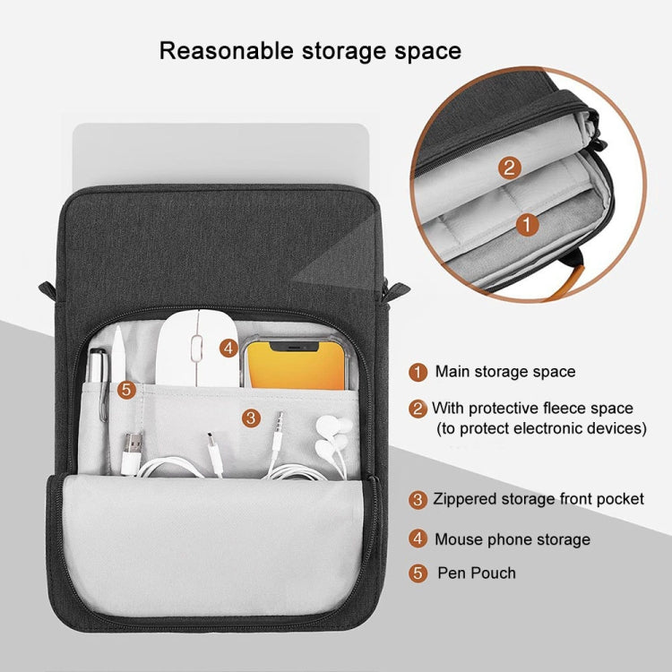 Borsa a tracolla verticale per laptop 9.7-13.3 pollici