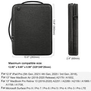 Borsa portatile Laotop Borsa a tracolla multifunzionale impermeabile, 13.3-14 Inch