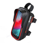 WILD MAN E12 1L EVA Hard Shell Mountain Bike Borsa frontale impermeabile e resistente all'usura, E12 (Red), E12 (Black)
