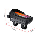 WILD MAN E12 1L EVA Hard Shell Mountain Bike Borsa frontale impermeabile e resistente all'usura, E12 (Red), E12 (Black)