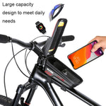 WILD MAN E12 1L EVA Hard Shell Mountain Bike Borsa frontale impermeabile e resistente all'usura, E12 (Red), E12 (Black)