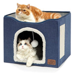 Sgabello per animali domestici Cuccia per animali domestici Sgabello pieghevole per interni Cuccia per cani, 41 x 41 x 35cm