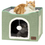 Sgabello per animali domestici Cuccia per animali domestici Sgabello pieghevole per interni Cuccia per cani, 41 x 41 x 35cm