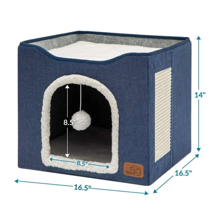 Sgabello per animali domestici Cuccia per animali domestici Sgabello pieghevole per interni Cuccia per cani, 41 x 41 x 35cm
