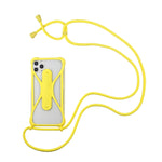 Custodia per cinturino in cordino in silicone per telefono cellulare universale con tracolla staccabile