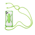 Custodia per cinturino in cordino in silicone per telefono cellulare universale con tracolla staccabile
