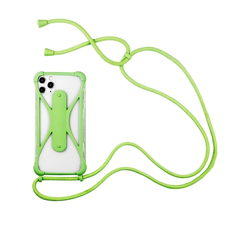 Custodia per cinturino in cordino in silicone per telefono cellulare universale con tracolla staccabile