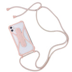 Custodia per cinturino in cordino in silicone per telefono cellulare universale con tracolla staccabile