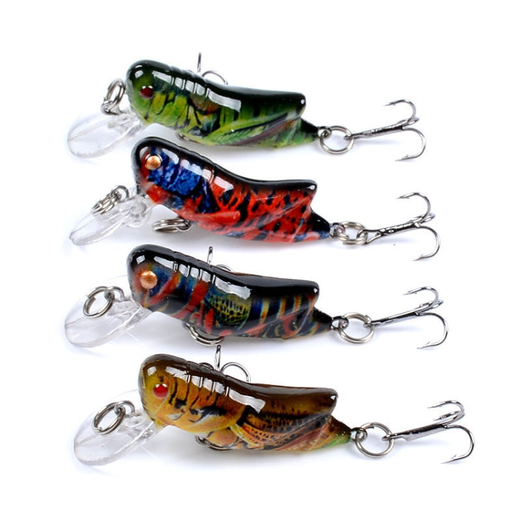 5 PZ LB119 Insect Grasshopper Bionic Bait Esca rigida in plastica verniciata, LB119 1, LB119 2, LB119 3, LB119 4