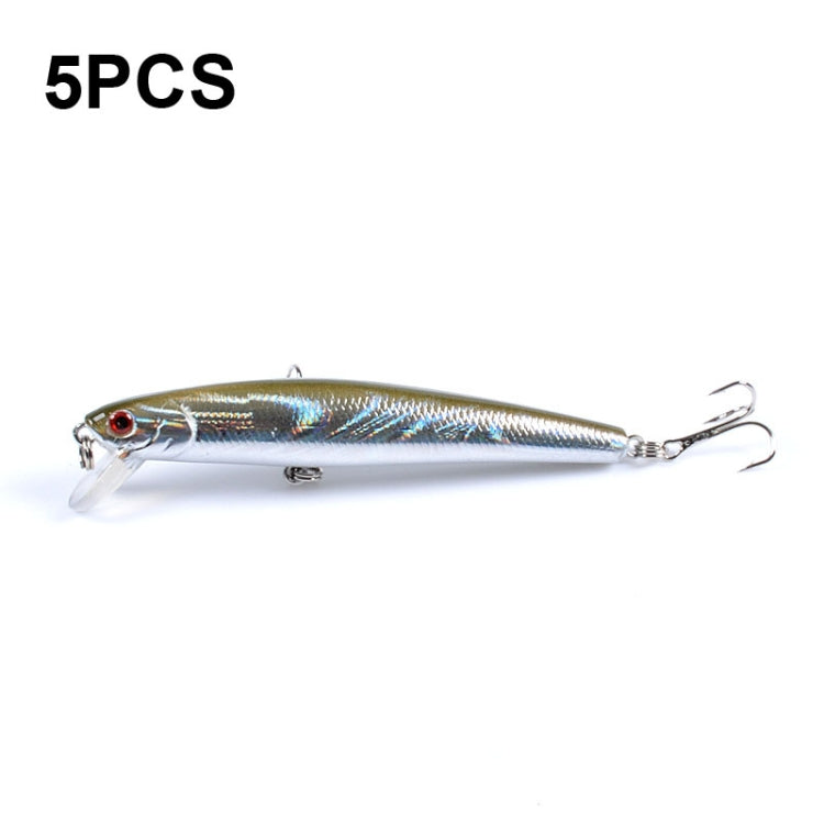 5 PCS M0205 9,6 cm / 9,8 g Minnow Bionic Fake Bait Esca rigida galleggiante in plastica, M0205 1, M0205 2, M0205 3, M0205 4, M0205 5, M0205 6