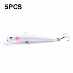 5 PCS M0205 9,6 cm / 9,8 g Minnow Bionic Fake Bait Esca rigida galleggiante in plastica, M0205 1, M0205 2, M0205 3, M0205 4, M0205 5, M0205 6
