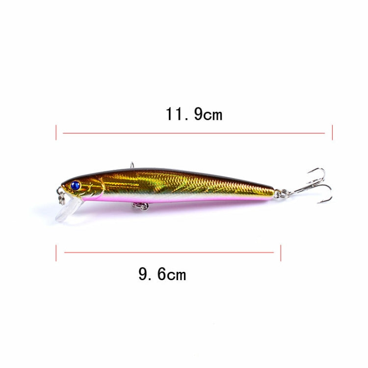 5 PCS M0205 9,6 cm / 9,8 g Minnow Bionic Fake Bait Esca rigida galleggiante in plastica, M0205 1, M0205 2, M0205 3, M0205 4, M0205 5, M0205 6