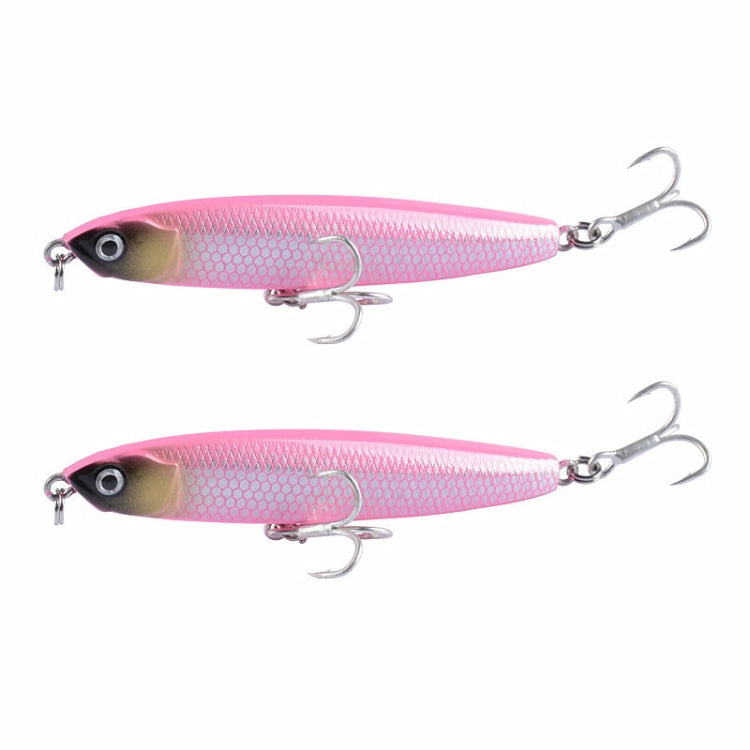 2 PCS CH79 Esca dura Long Casting Matita affondante Esca falsa, specifica:, 8cm 10g, 8cm 14g, 10.4cm 18g