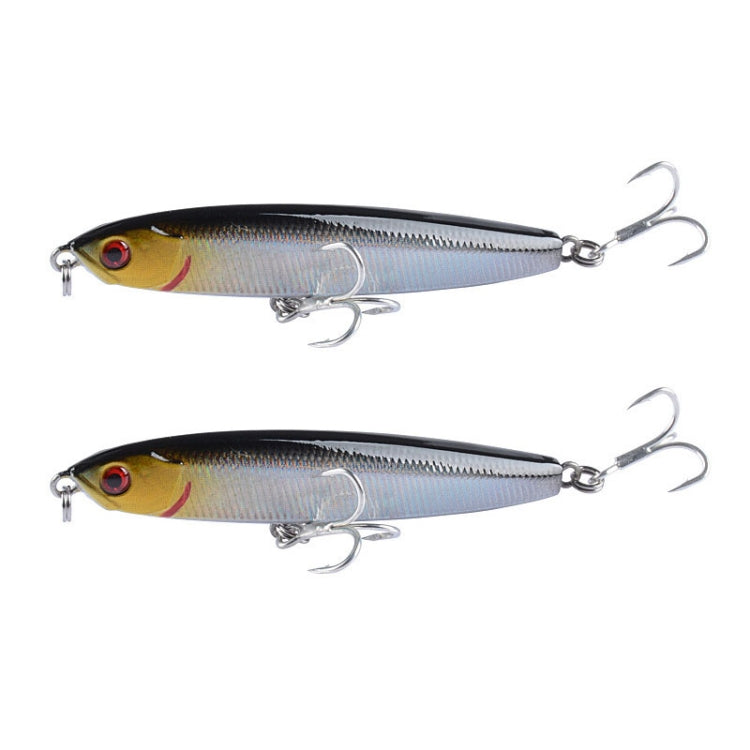 2 PCS CH79 Esca dura Long Casting Matita affondante Esca falsa, specifica:, 8cm 10g, 8cm 14g, 10.4cm 18g