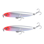 2 PCS CH79 Esca dura Long Casting Matita affondante Esca falsa, specifica:, 8cm 10g, 8cm 14g, 10.4cm 18g