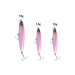 2 PCS CH79 Esca dura Long Casting Matita affondante Esca falsa, specifica:, 8cm 10g, 8cm 14g, 10.4cm 18g