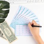 A6 6 Hole Budget Book Inserto per manuale di base di ricambio a fogli mobili,Spec:, Kit 1, 3 In 1, Monthly Plan 56 Sheets, Budget Page 56 Sheets, Weekly Plan 108 Sheets