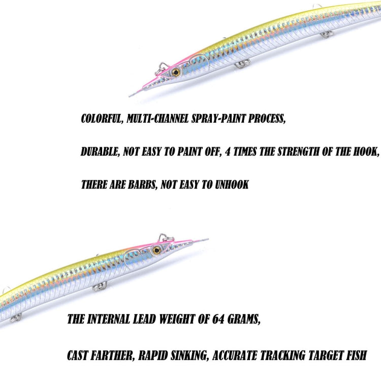CH68 18cm/64g Bionic Long-casting False Lure Matita sommersa Esca dura, CH68 1, CH68 2, CH68 3, CH68 4, CH68 5, CH68 6