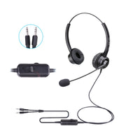 VT200D Cuffia telefonica con doppio orecchio Cuffia per operatore con microfono, specifiche:, PC Double Plug, Crystal Head, Crystal Head with Tuning, PC Double Plug with Tuning, 3.5mm Single Plug with Tuning, USB Head with Tuning, Type-C With Answer Key