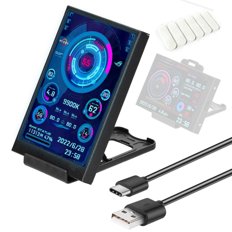 IPS da 3,5 pollici Visualizza tutto lo schermo della morsa del telaio USB del monitor del computer, Set 1 (Black), Set 1 (White), Set 2 (Black), Set 2 (White), Set 3 (Black), Set 3 (White)
