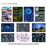 IPS da 3,5 pollici Visualizza tutto lo schermo della morsa del telaio USB del monitor del computer, Set 1 (Black), Set 1 (White), Set 2 (Black), Set 2 (White), Set 3 (Black), Set 3 (White)