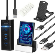 IPS da 3,5 pollici Visualizza tutto lo schermo della morsa del telaio USB del monitor del computer, Set 1 (Black), Set 1 (White), Set 2 (Black), Set 2 (White), Set 3 (Black), Set 3 (White)