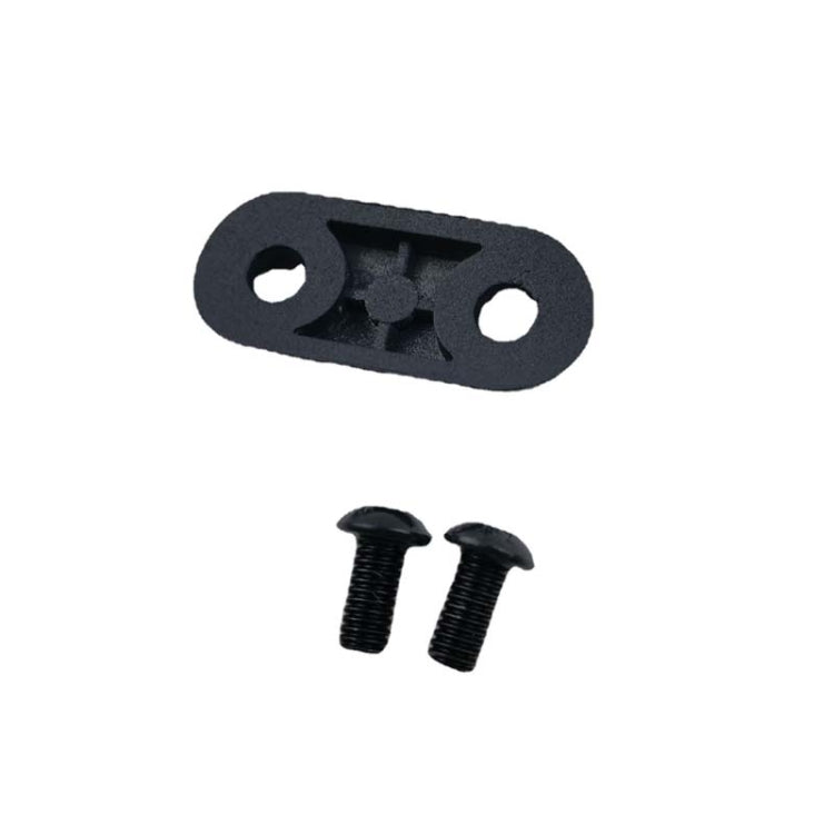 2 pezzi M6 per blocco fisso tubo verticale forcella anteriore scooter elettrico Ninebot ES1/ES2/ES4, Fixed Block Black