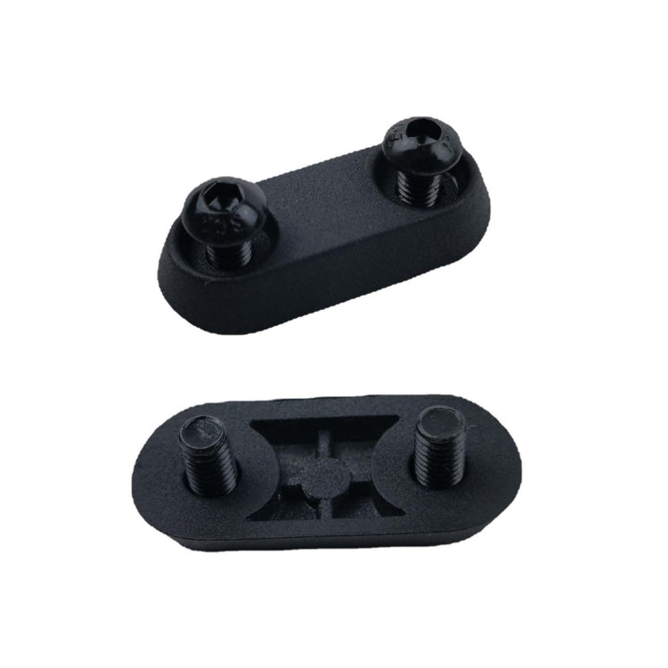 2 pezzi M6 per blocco fisso tubo verticale forcella anteriore scooter elettrico Ninebot ES1/ES2/ES4, Fixed Block Black