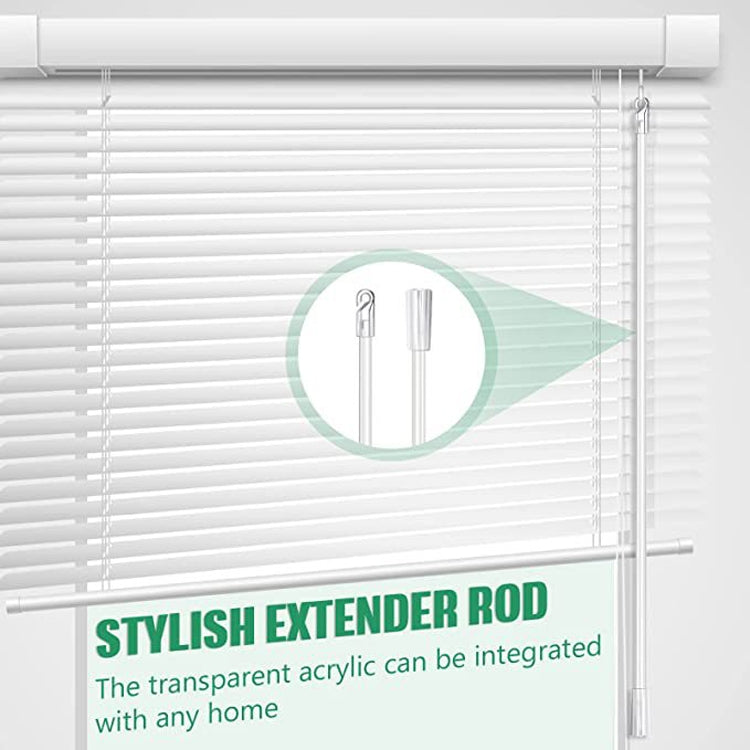 5 PZ Tende Acrilico Asta Trasparente Sposta Asta Leggera Con Manico A Gancio, Dimensioni:, 12 Inch Acrylic Transparent Rod, 17 Inch Acrylic Transparent Rod, 24 Inch Acrylic Transparent Rod