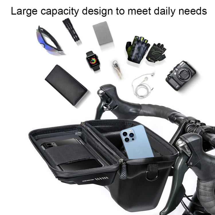 WILD MAN XT8 3L Bicycle EVA Hard Shell Touch Screen Borsa per la testa impermeabile, XT8