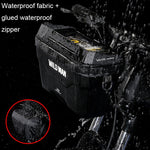 WILD MAN XT8 3L Bicycle EVA Hard Shell Touch Screen Borsa per la testa impermeabile, XT8
