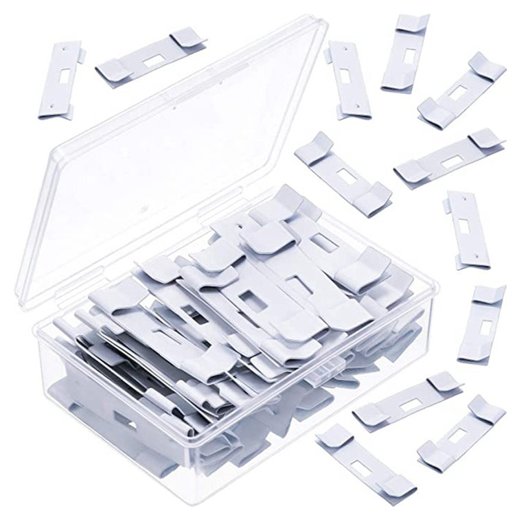 12 pezzi / set accessori per tende per tende veneziane con clip in metallo, 12 PCS / Set