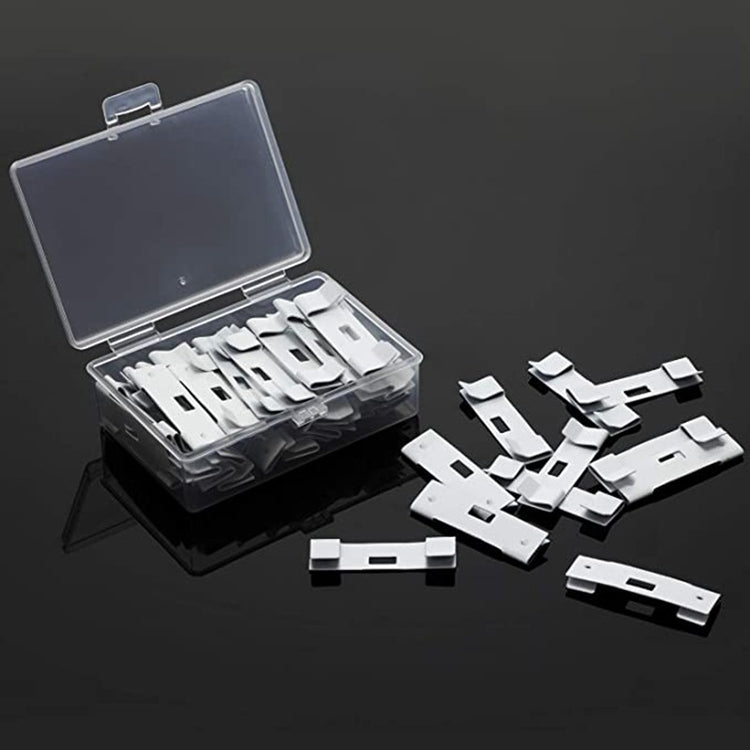 12 pezzi / set accessori per tende per tende veneziane con clip in metallo, 12 PCS / Set